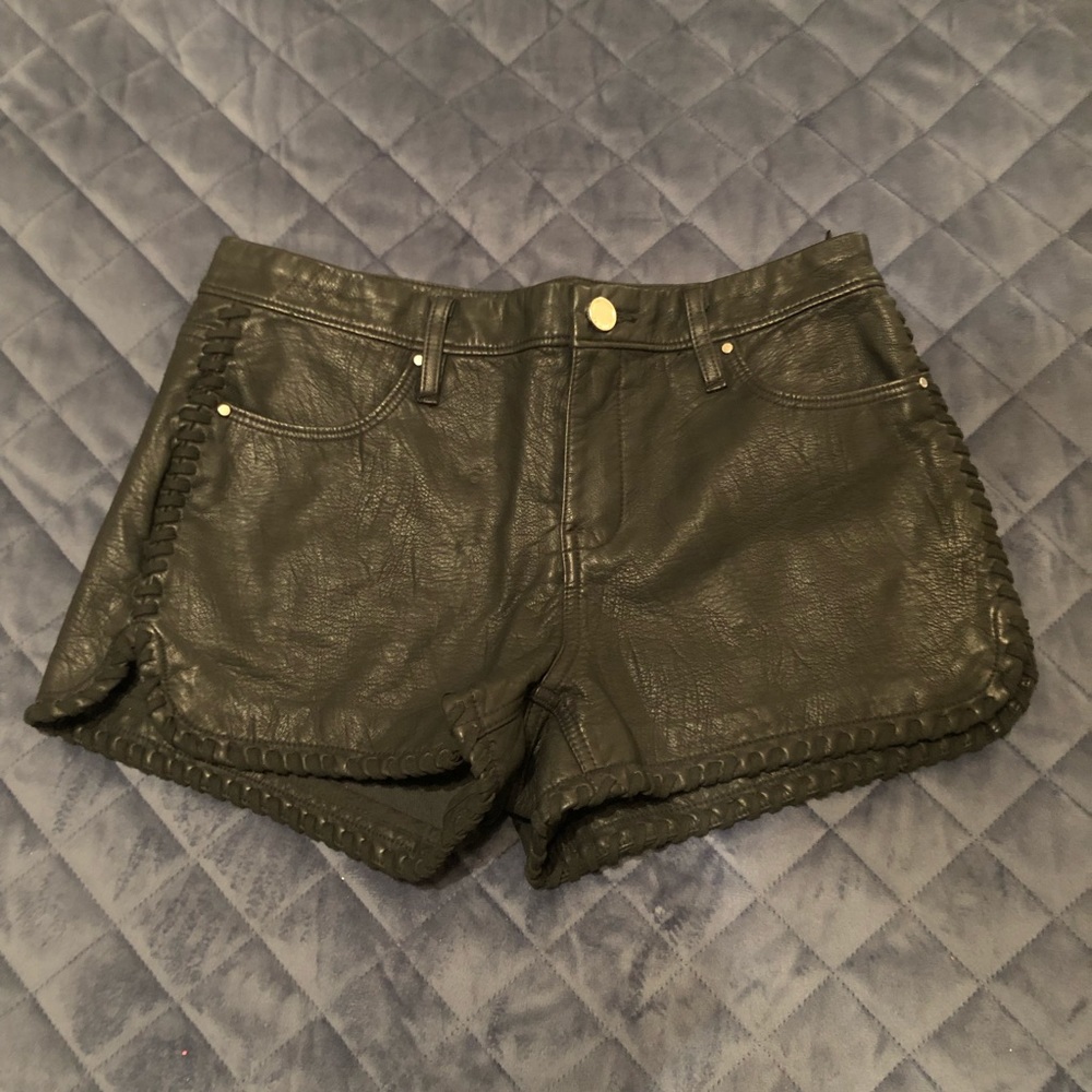 Leather Shorts